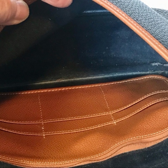 Dooney & Bourke Vintage Navy AWL Equestrian Bag - Picture 14 of 15